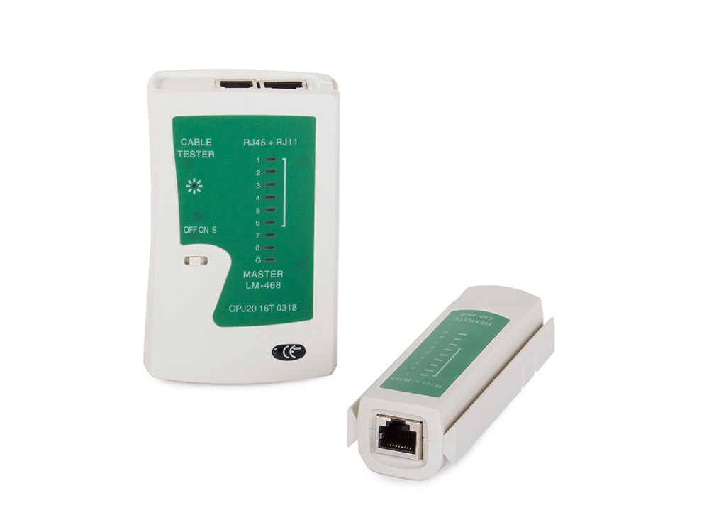 Tinklo kabelių testeris rj45 rj11 atveju