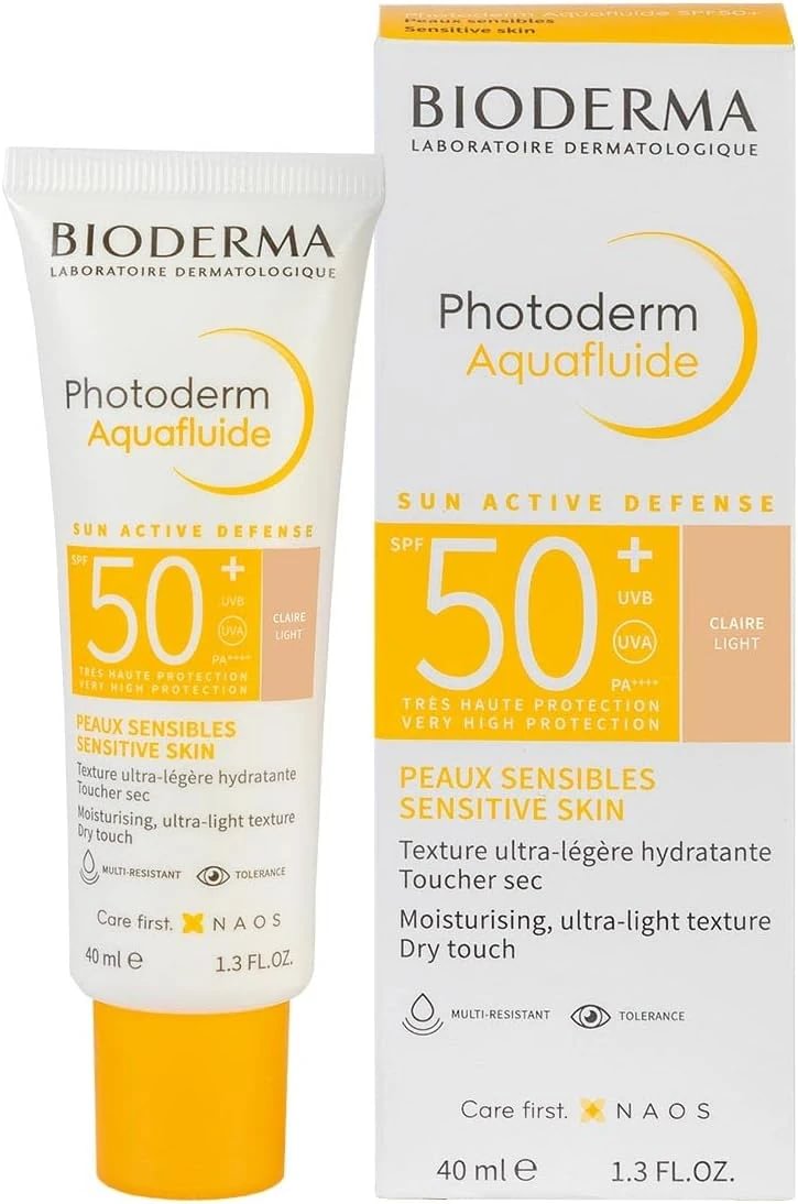 Bioderma Photoderm Aquafluid 50+ Tinted Facial Fluid apsauginins kremas nuo saulės 40 ml