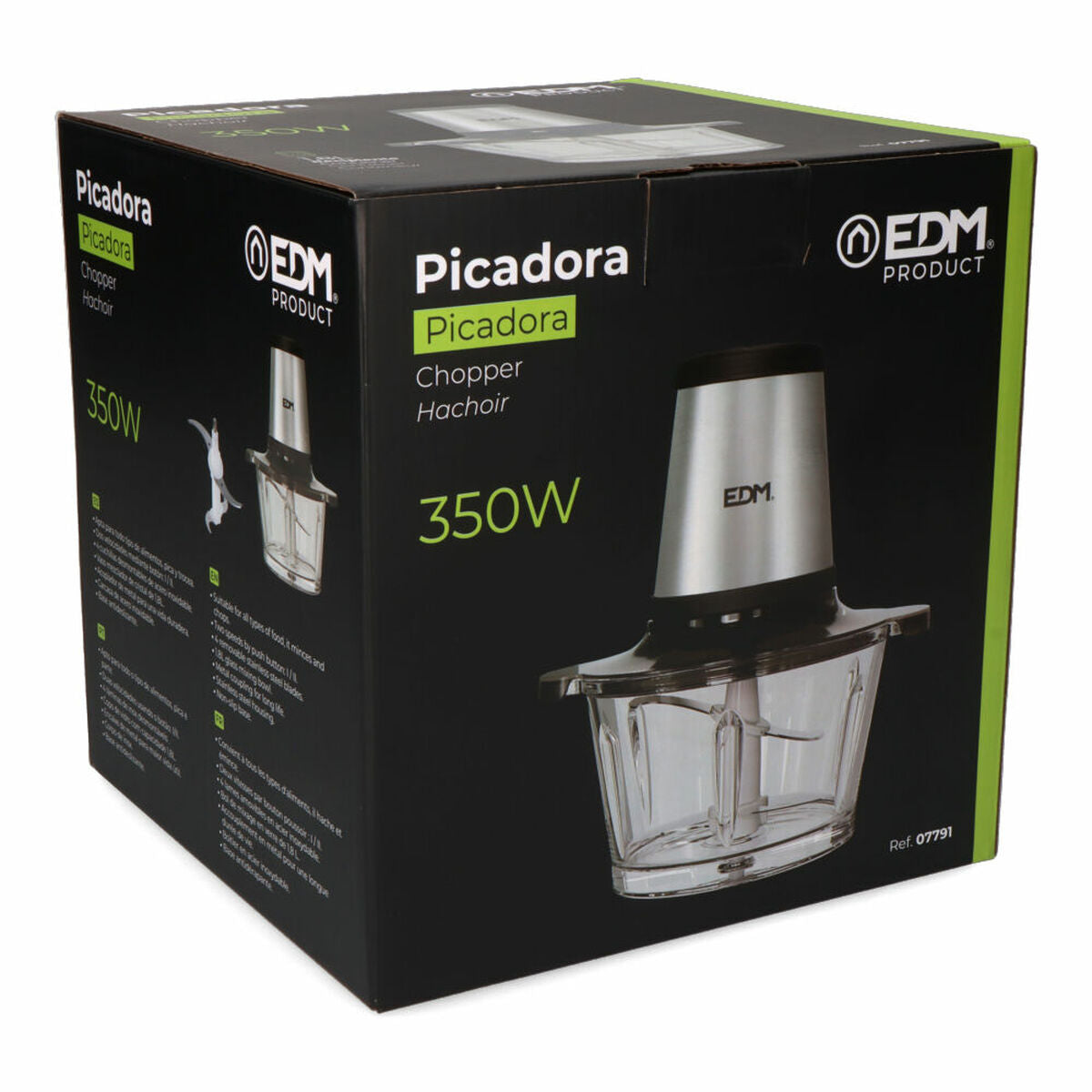 Mėsmalė EDM 07791 Nerūdijantis plienas 350 W 1,8 L