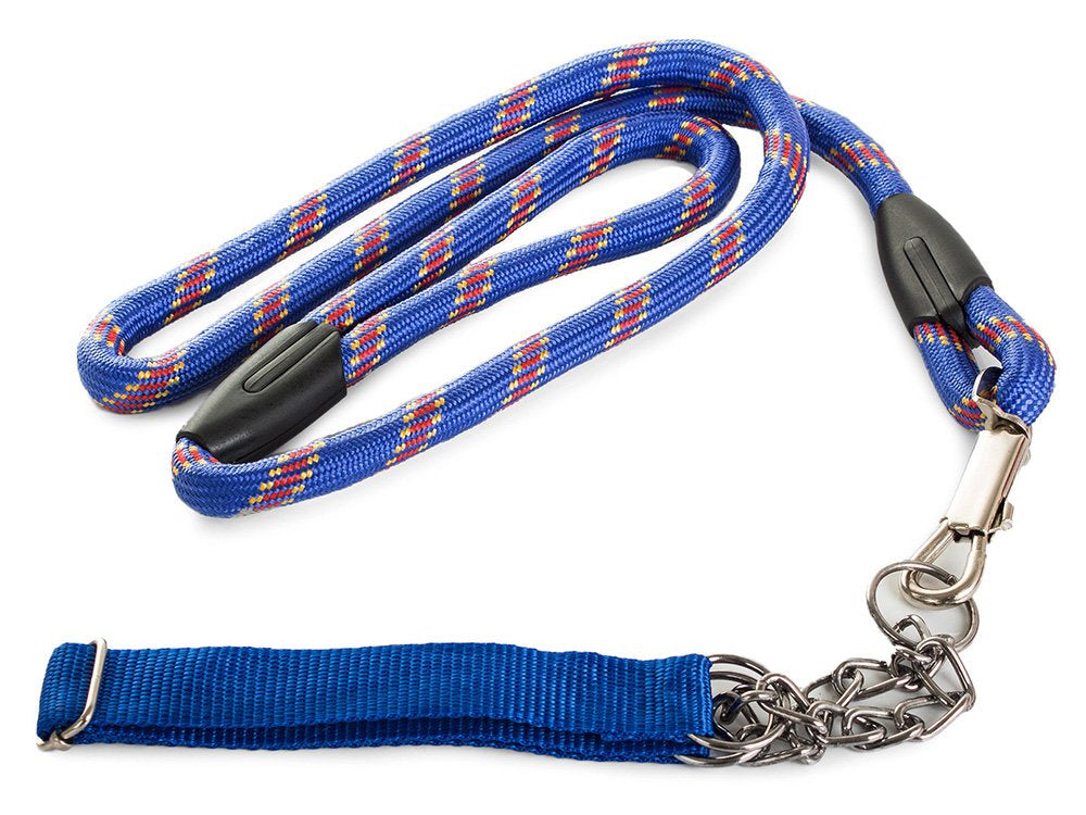 Dog lanyard 120cm/1.3cm stipri apykaklė