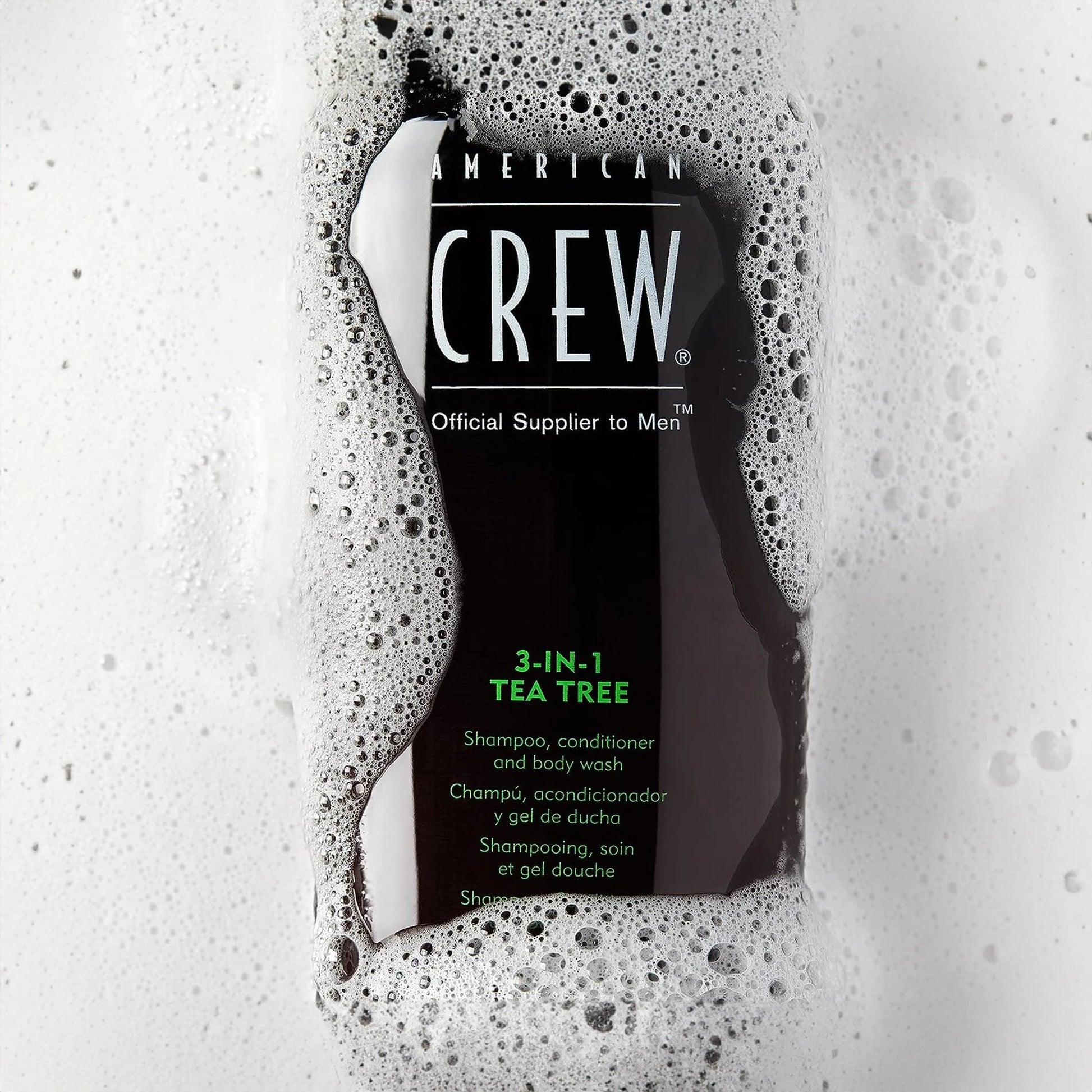 American Crew 3in1 Tea Tree šampūnas, kondicionierius ir kūno prausiklis 100 ml