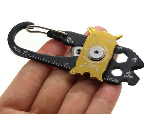 Raktų žiedas peilis multitool išgyvenimas 20in1