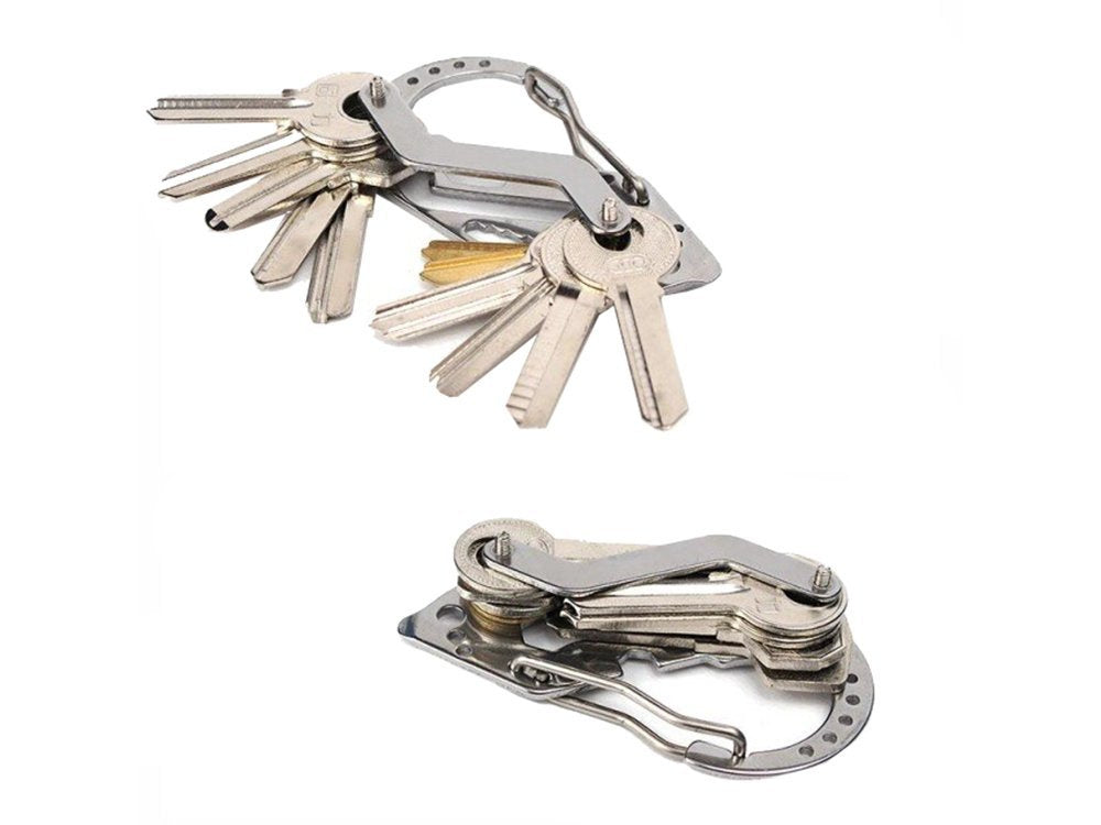 Raktų žiedas karabinas išgyvenimo multitool
