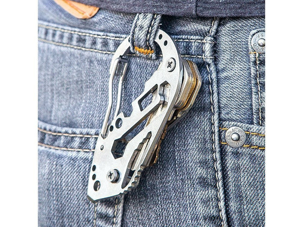 Raktų žiedas karabinas išgyvenimo multitool