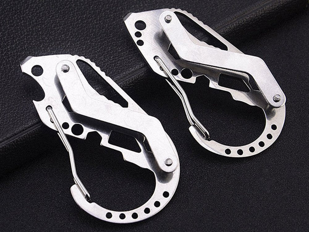 Raktų žiedas karabinas išgyvenimo multitool