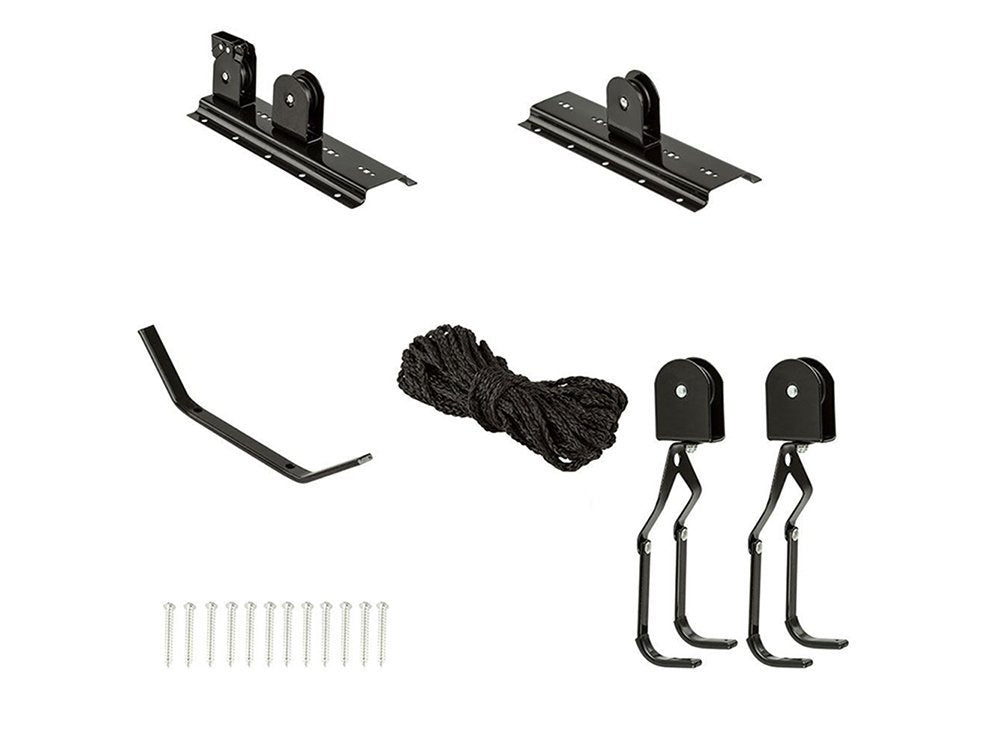 Dviračių stovas dviračių laikiklis lubų keltuvas