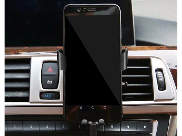 Gravitacinis automobilio laikiklis telefono grotelėms