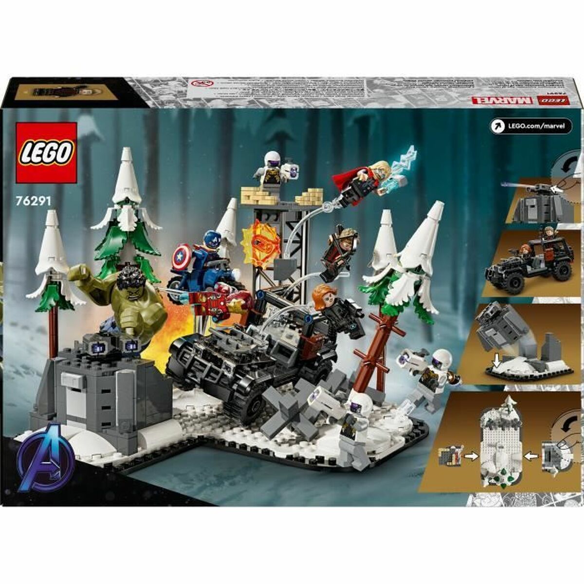 Statybos rinkinys Lego 76291 Avengers Assemble: Age of Ultron 613 Dalys