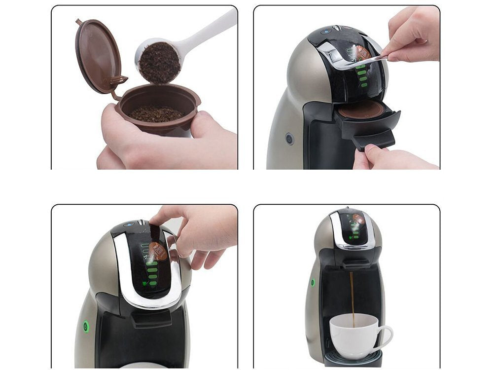 5 x daugkartinio naudojimo dolce gusto kavos kapsulės