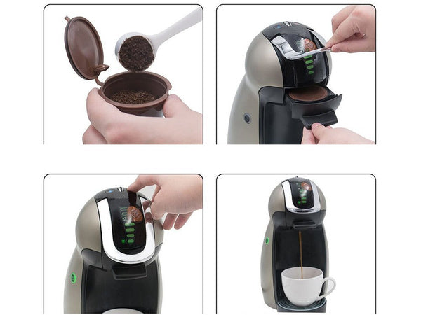 5 x daugkartinio naudojimo dolce gusto kavos kapsulės