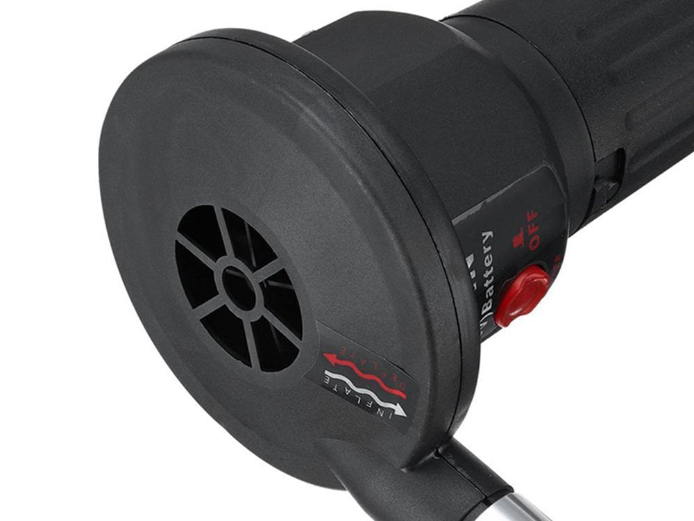 Ventiliatorius, skirtas kepsninei su židiniu uždegti