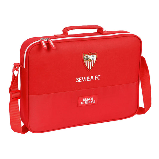 Mokyklinė kuprinė Sevilla Fútbol Club Raudona (38 x 28 x 6 cm)