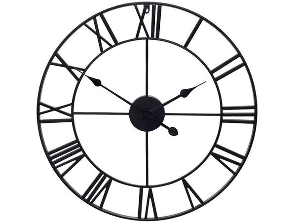Rome retro vintage loft 3d sieninis laikrodis 50cm