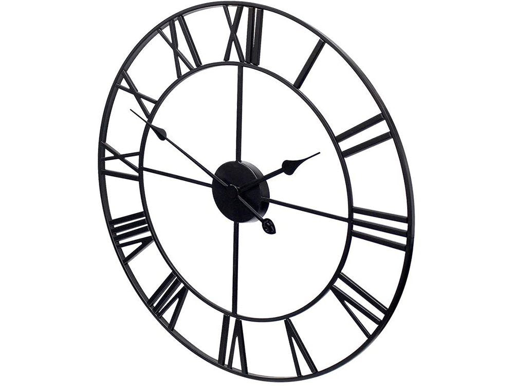 Rome retro vintage loft 3d sieninis laikrodis 60cm