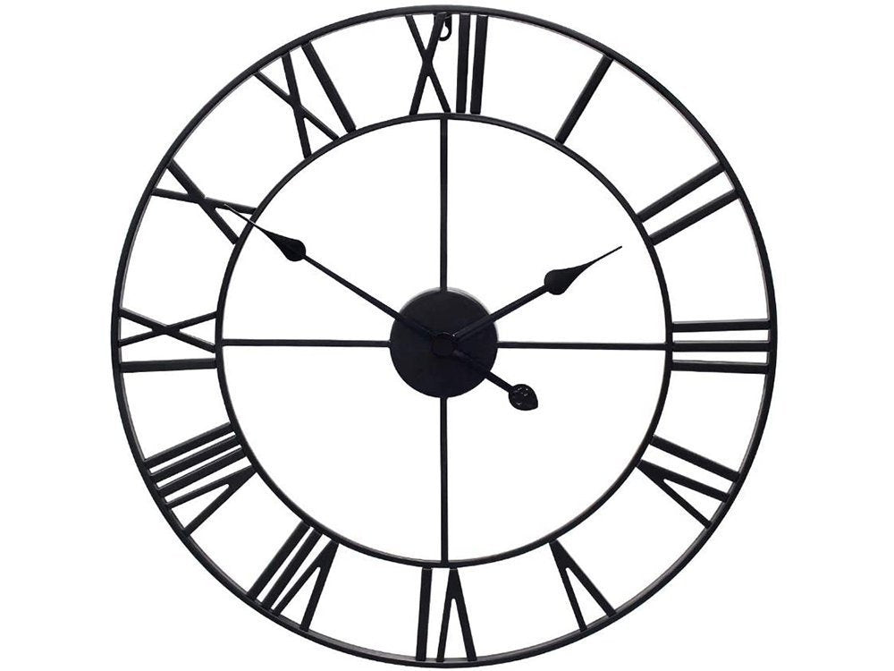 Rome retro vintage loft 3d sieninis laikrodis 60cm