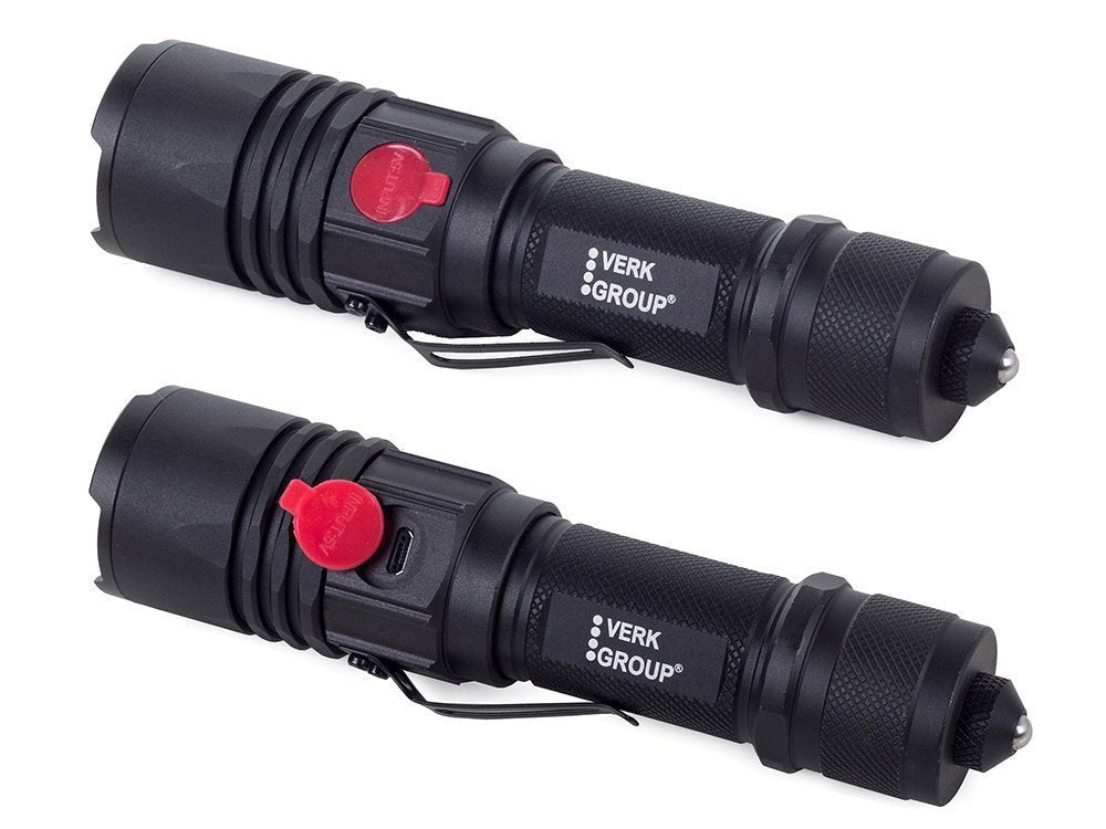 Taktinis bailong cree led xm-l3-u3 usb žibintuvėlis