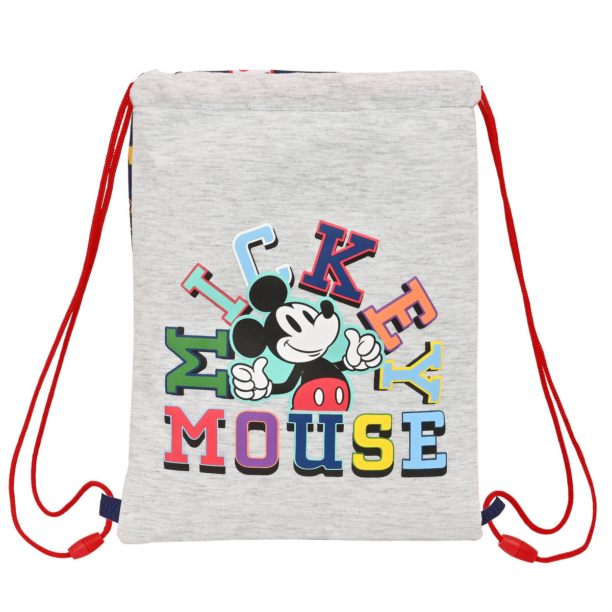 Kuprinė su virvutėmis Mickey Mouse Clubhouse Only one Tamsiai mėlyna 26 x 34 x 1 cm