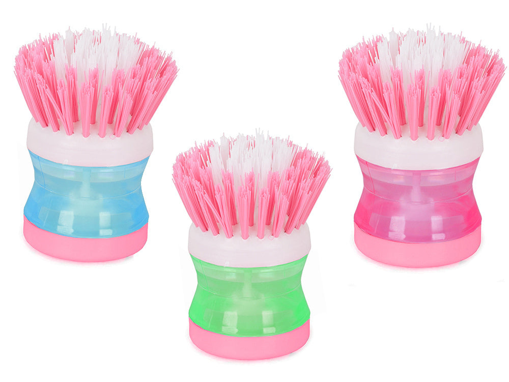 Šepetys virtuvės indaplovių skysčio dozatorius