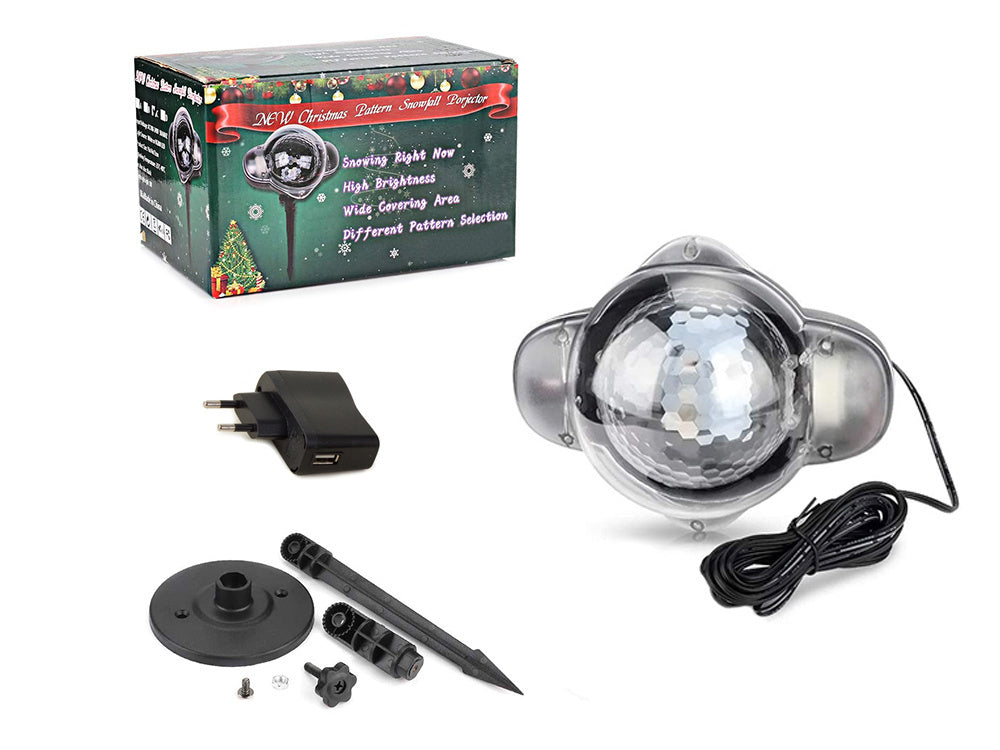 Kalėdų led disko kamuolys rgb projektorius