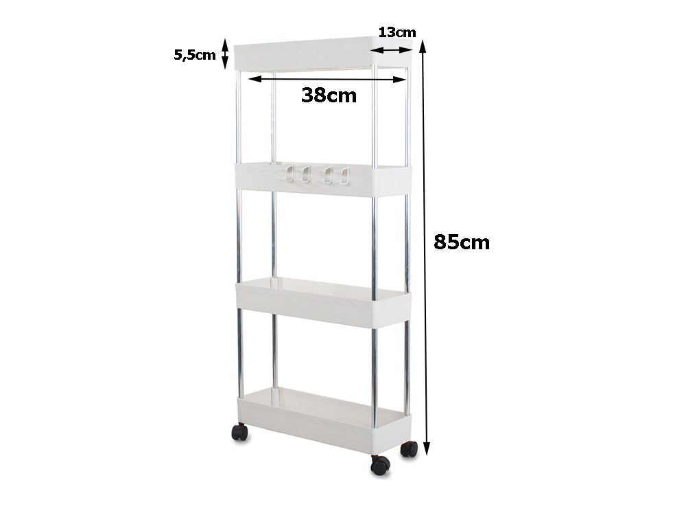 Vonios lentyna virtuvės spintelė ant ratukų knygų spinta