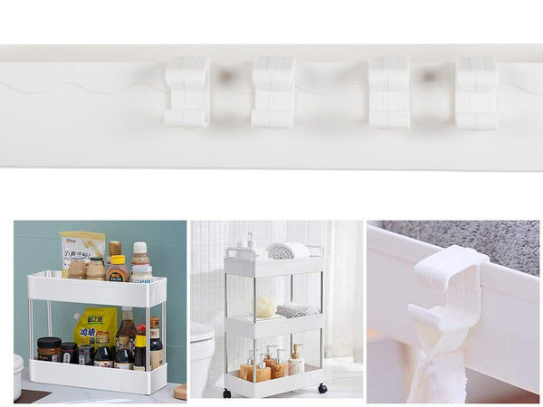 Vonios lentyna virtuvės spintelė ant ratukų knygų spinta