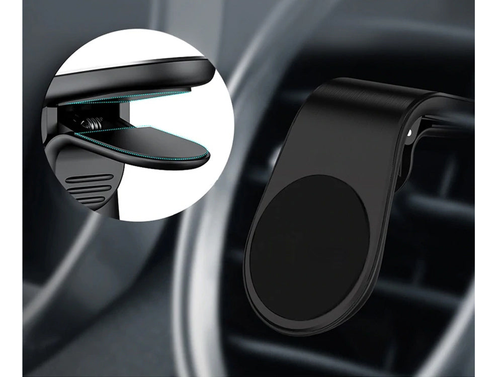 Magnetinis automobilio laikiklis telefono grotelėms