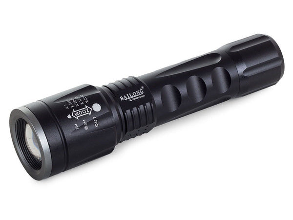 Bailong taktinis vadovaujama žibintuvėlis cree zoom xm-l3 u3