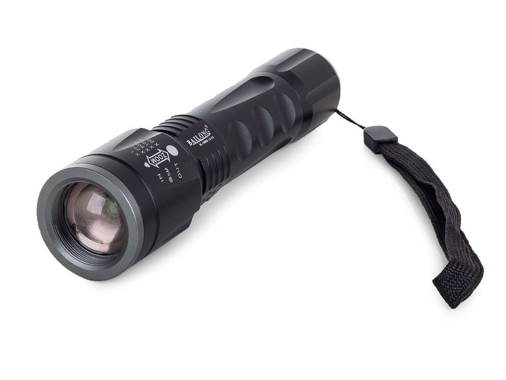 Bailong taktinis vadovaujama žibintuvėlis cree zoom xm-l3 u3