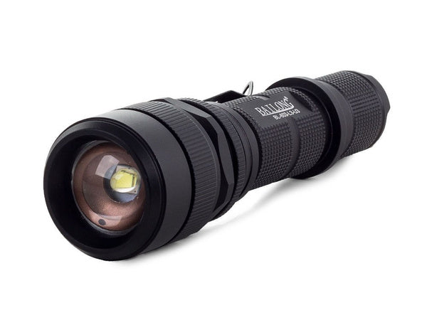 Bailong taktinis led įkraunamas usb žibintuvėlis l3-u3