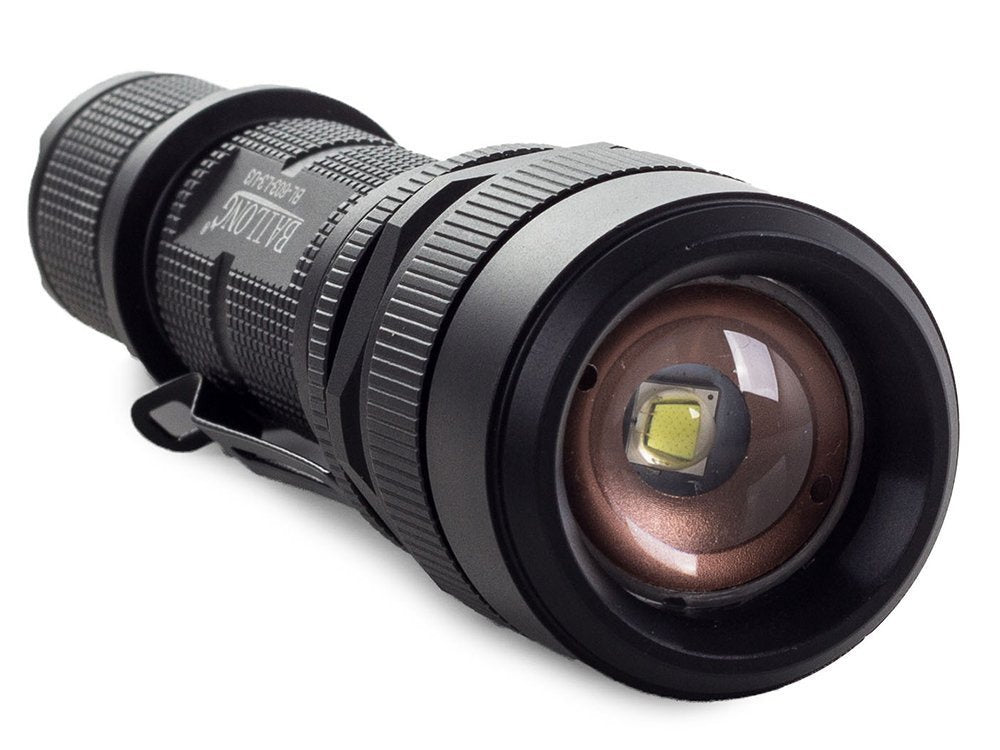 Bailong taktinis led įkraunamas usb žibintuvėlis l3-u3