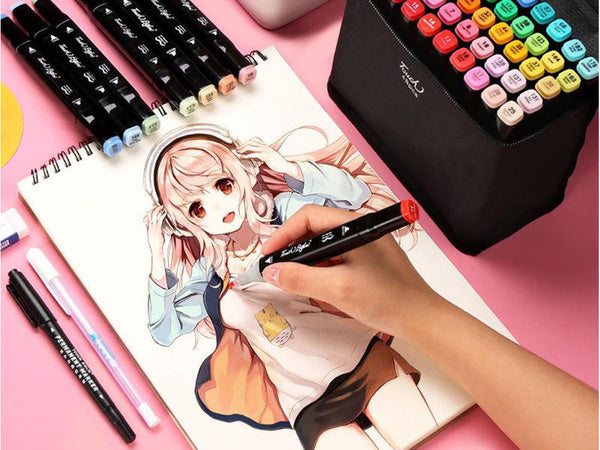 Alkoholo markeriai touch kit 40vnt packet etui