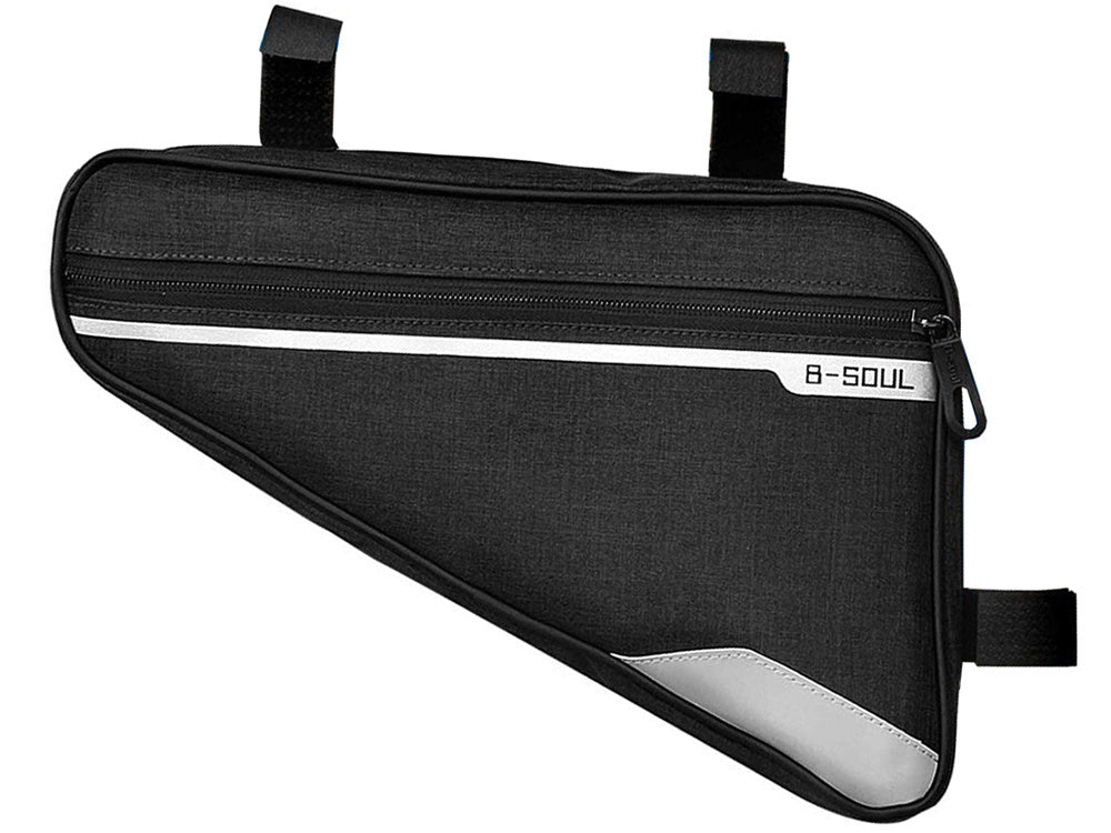 Dviračio krepšys po rėmu