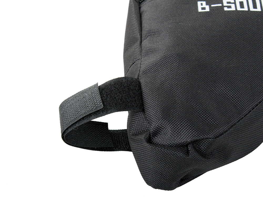 Dviračio krepšys po rėmu