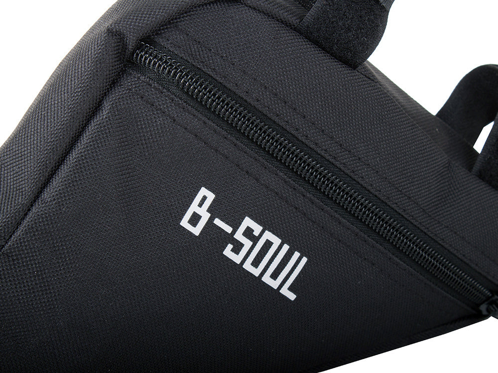 Dviračio krepšys po rėmu