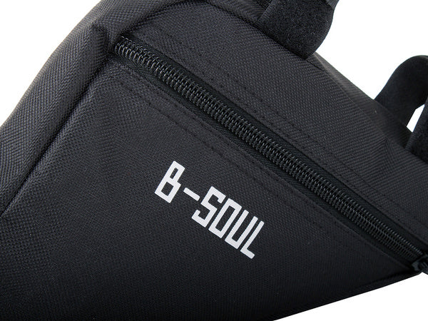 Dviračio krepšys po rėmu