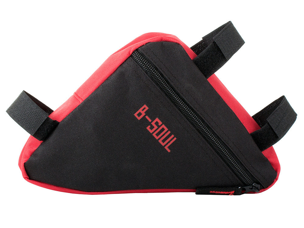 Dviračio krepšys po rėmu