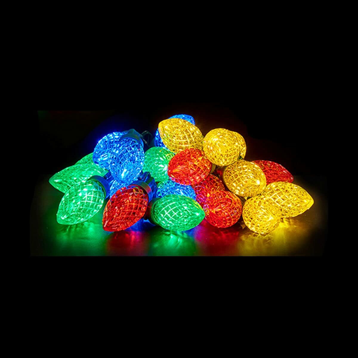 LED žibintų vainikas Spalvotas 500 x 5 x 2 cm (12 vnt.)