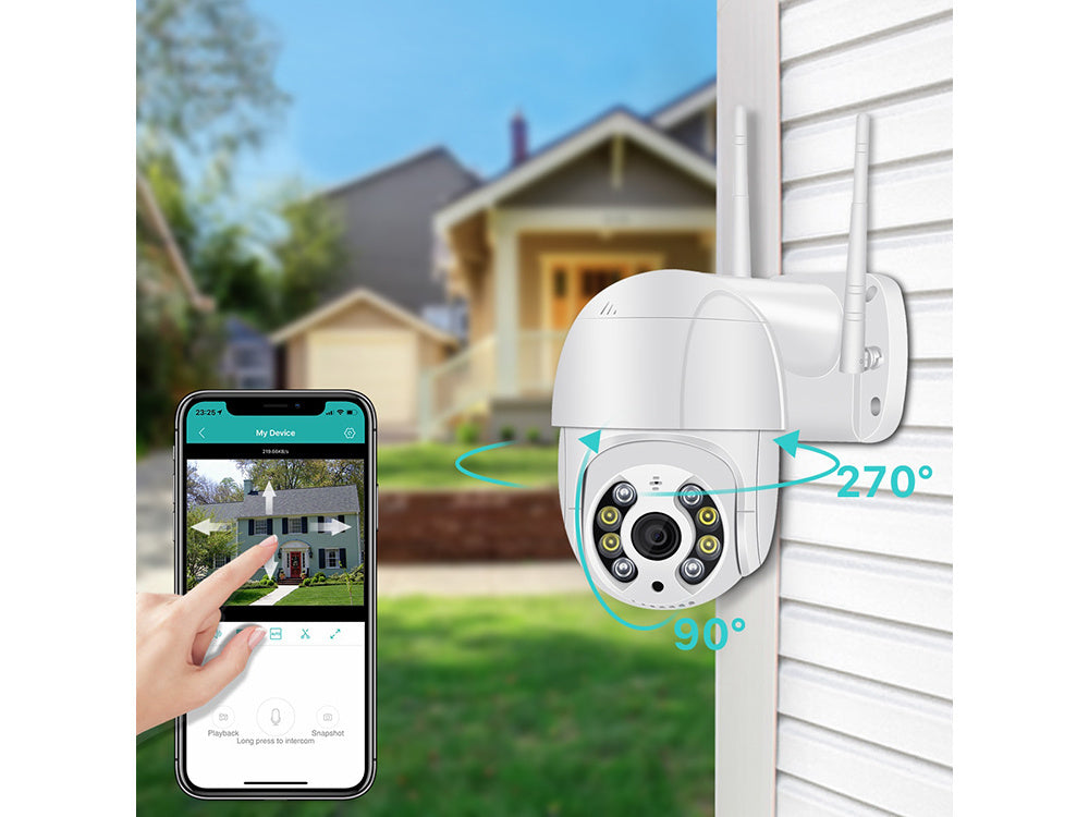 Lauko kamera ip wifi full hd priartinimas