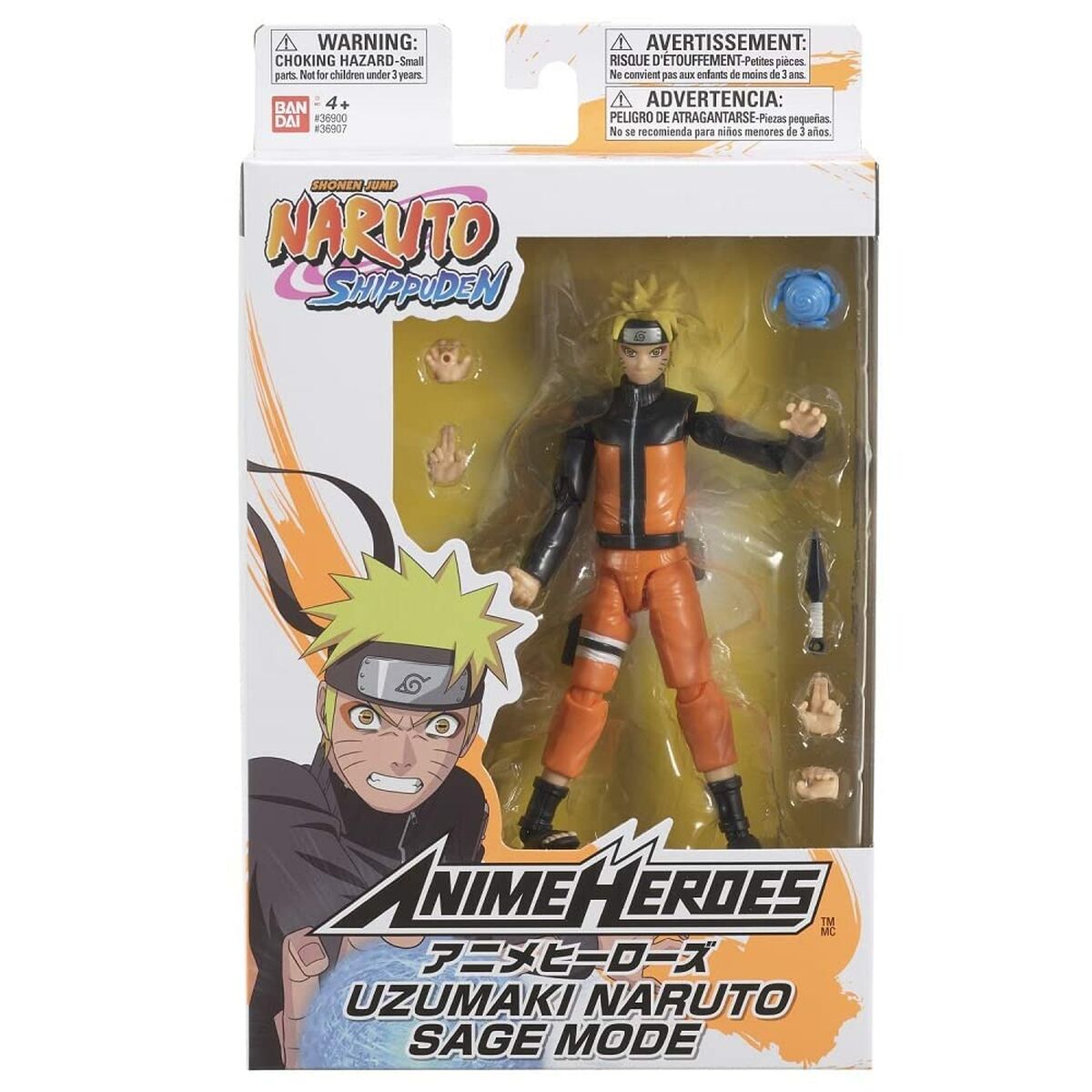 Sujungiama dalis Naruto Anime Heroes - Uzumaki Naruto Sage Mode 17 cm