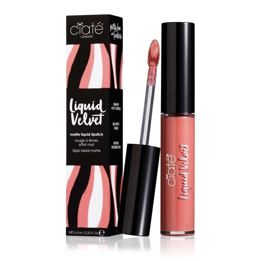 Ciate London Velvet Matte skysti lūpų dažai Wonderland Blush Pink 6,5ml