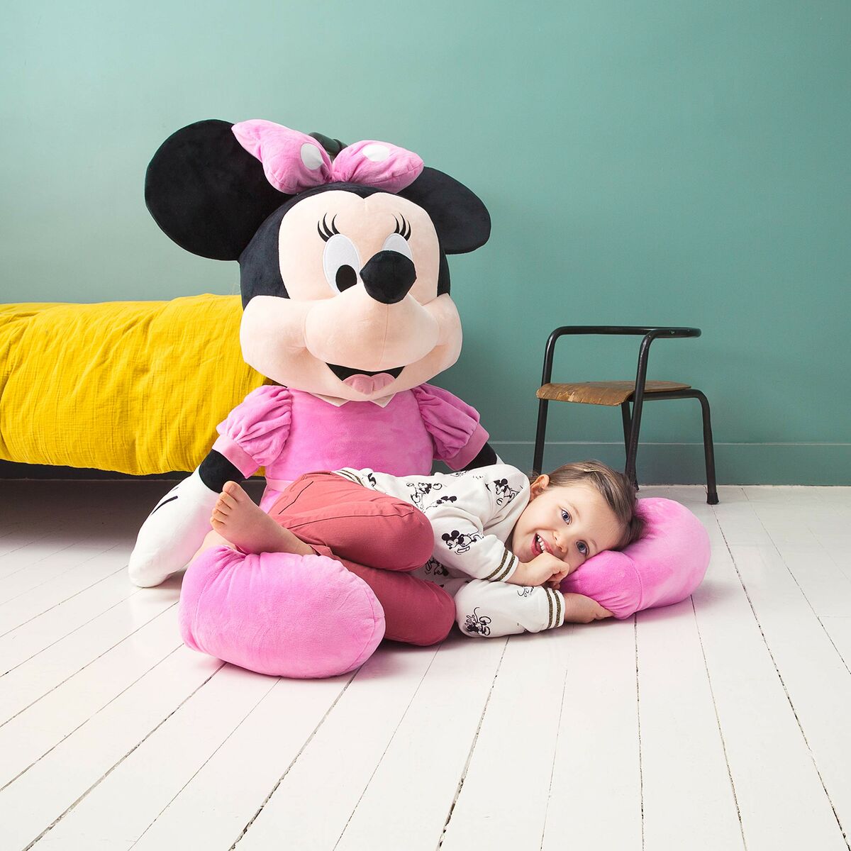 Pūkuotas žaislas Minnie Mouse Rožinė 120 cm