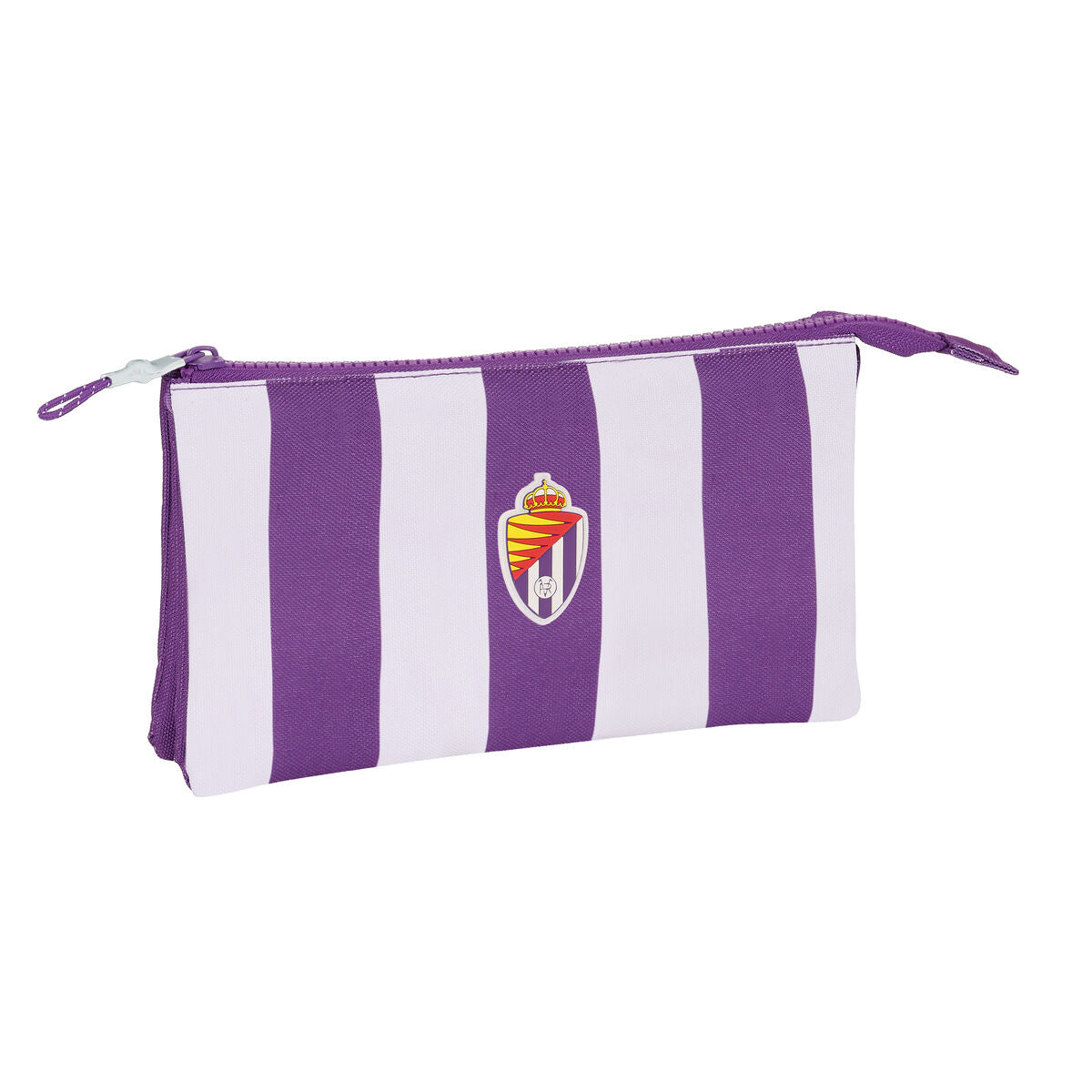 Dvigubas penalas Real Valladolid C.F. Purpurinė 22 x 12 x 3 cm