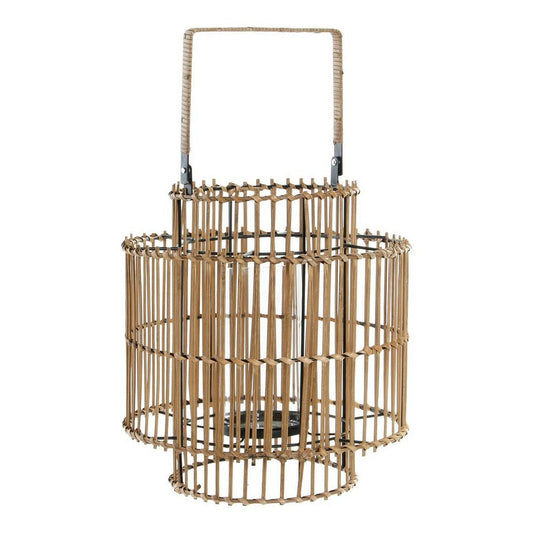 Žvakidė DKD Home Decor Metalinis Bambukas (30 x 30 x 32 cm)