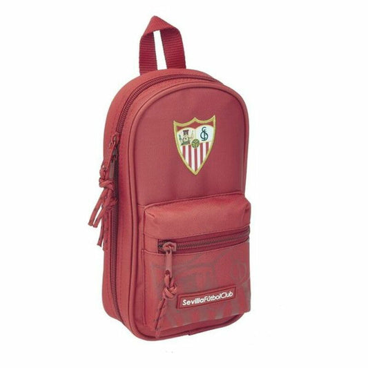 Kuprinė su pieštuko dėklu Sevilla Fútbol Club Raudona 12 x 23 x 5 cm