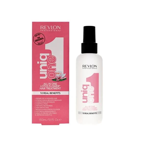 Revlon Uniq One Hair Treatment Lotus nenuplaunama plaukų kaukė 150 ml