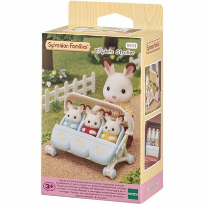 Playset Sylvanian Families The Triple Stroller 