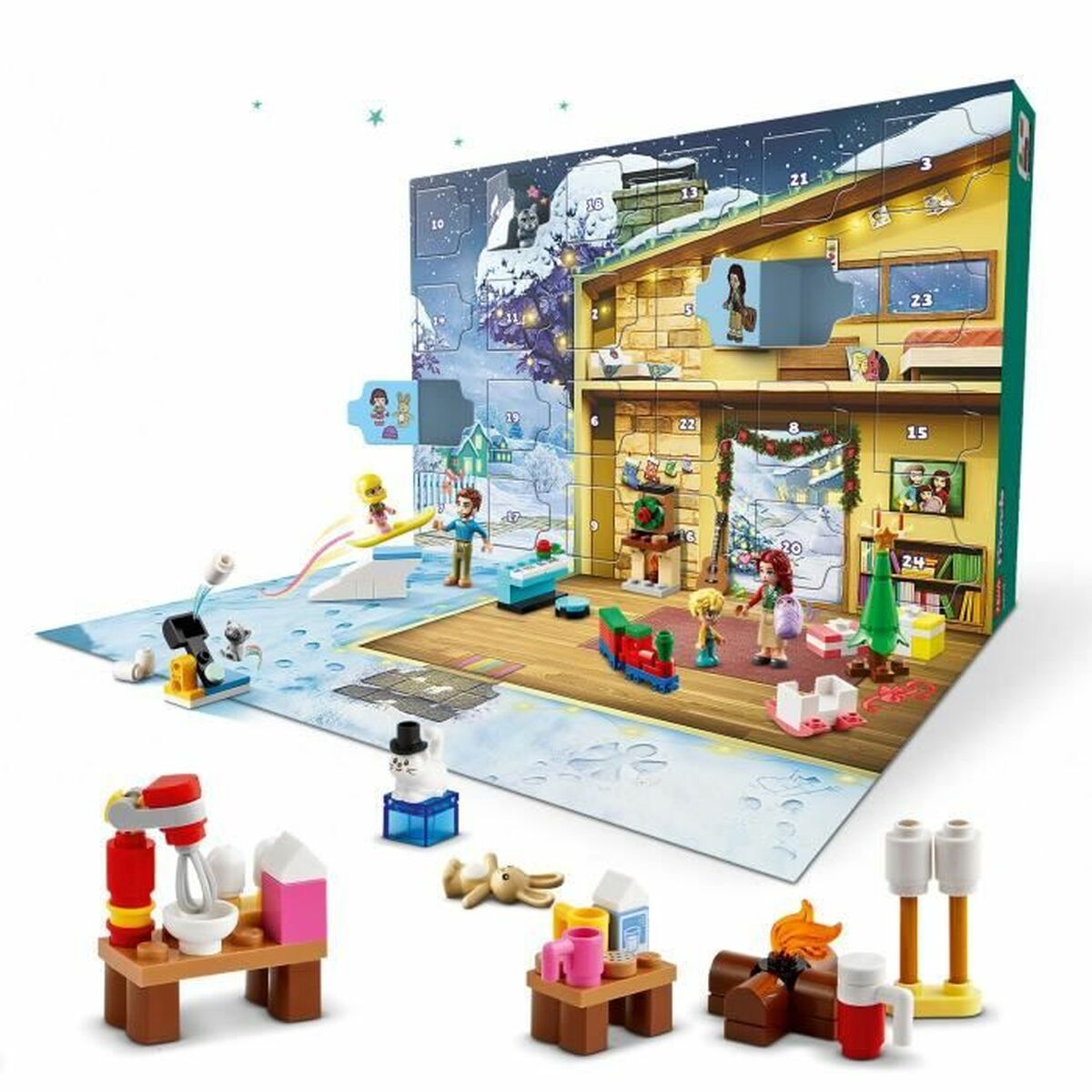 Statybos rinkinys Lego 42637 Advent Calendar 2024 Gifts Before Christmas Spalvotas