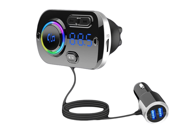 Bluetooth usb 5.0 multifunkcinis fm transmiteris 8in1