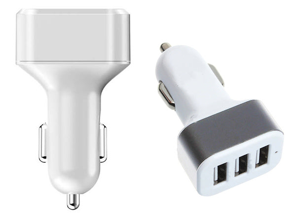 Automobilių automobilių įkroviklis cigarečių žiebtuvėlio lizdams 3xusb