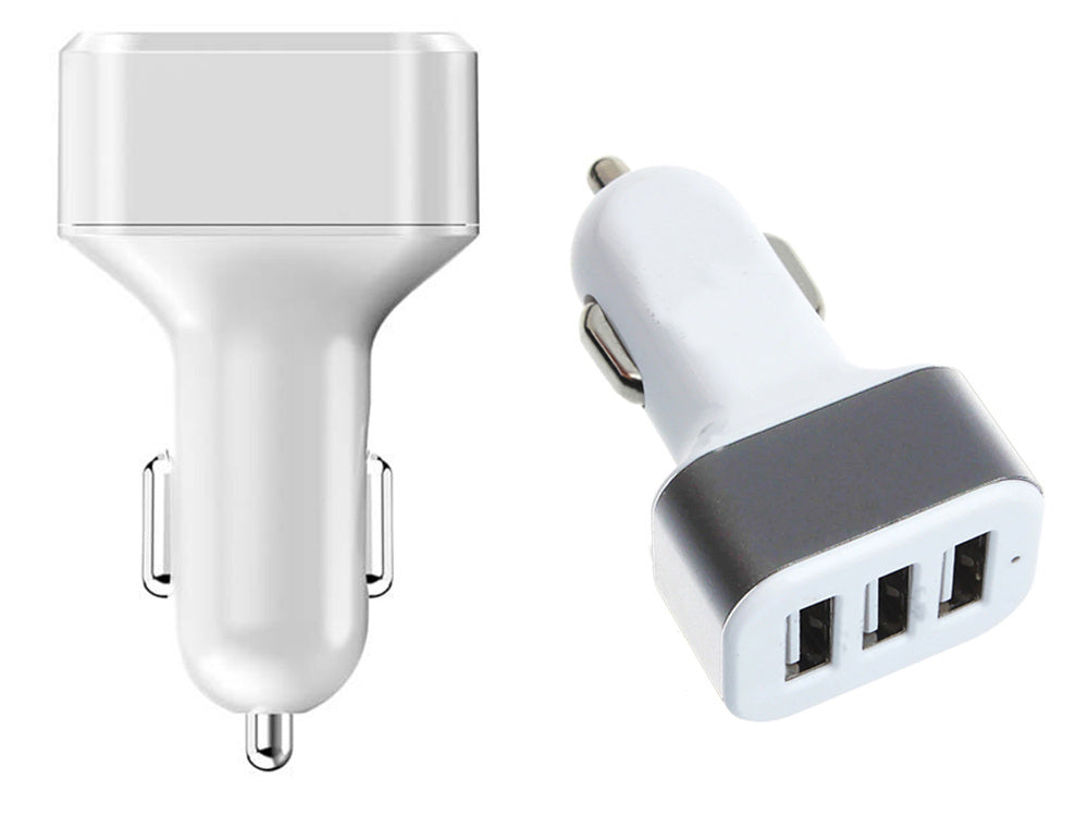 Automobilių automobilių įkroviklis cigarečių žiebtuvėlio lizdams 3xusb